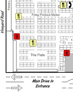 Map of the Flats at Denio's